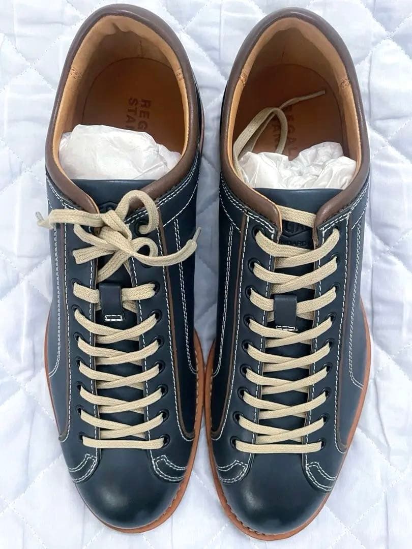 REGAL レザー カジュアルシューズNAVY