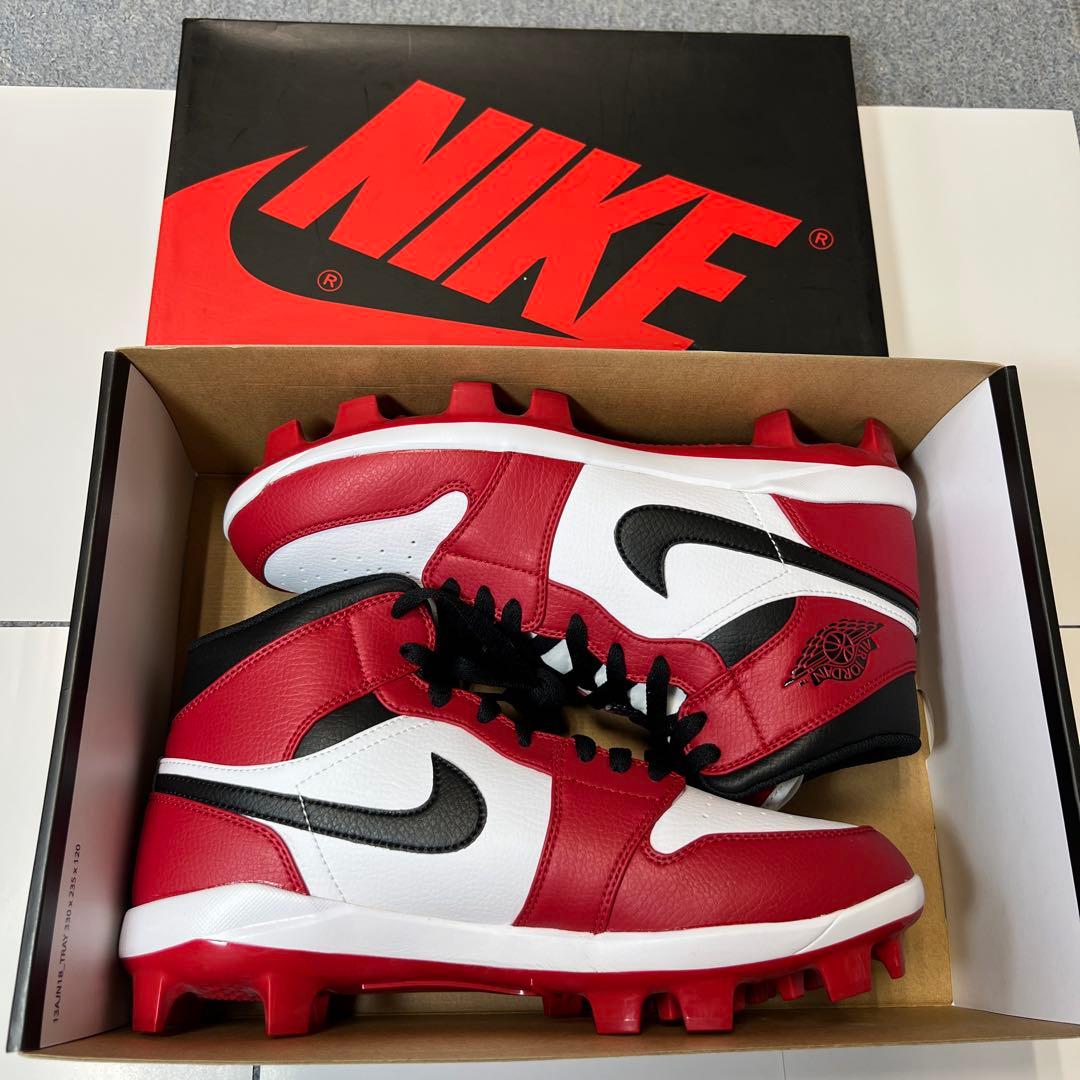 に*子様 【日本未発売】エアジョーダン1 野球用スパイク