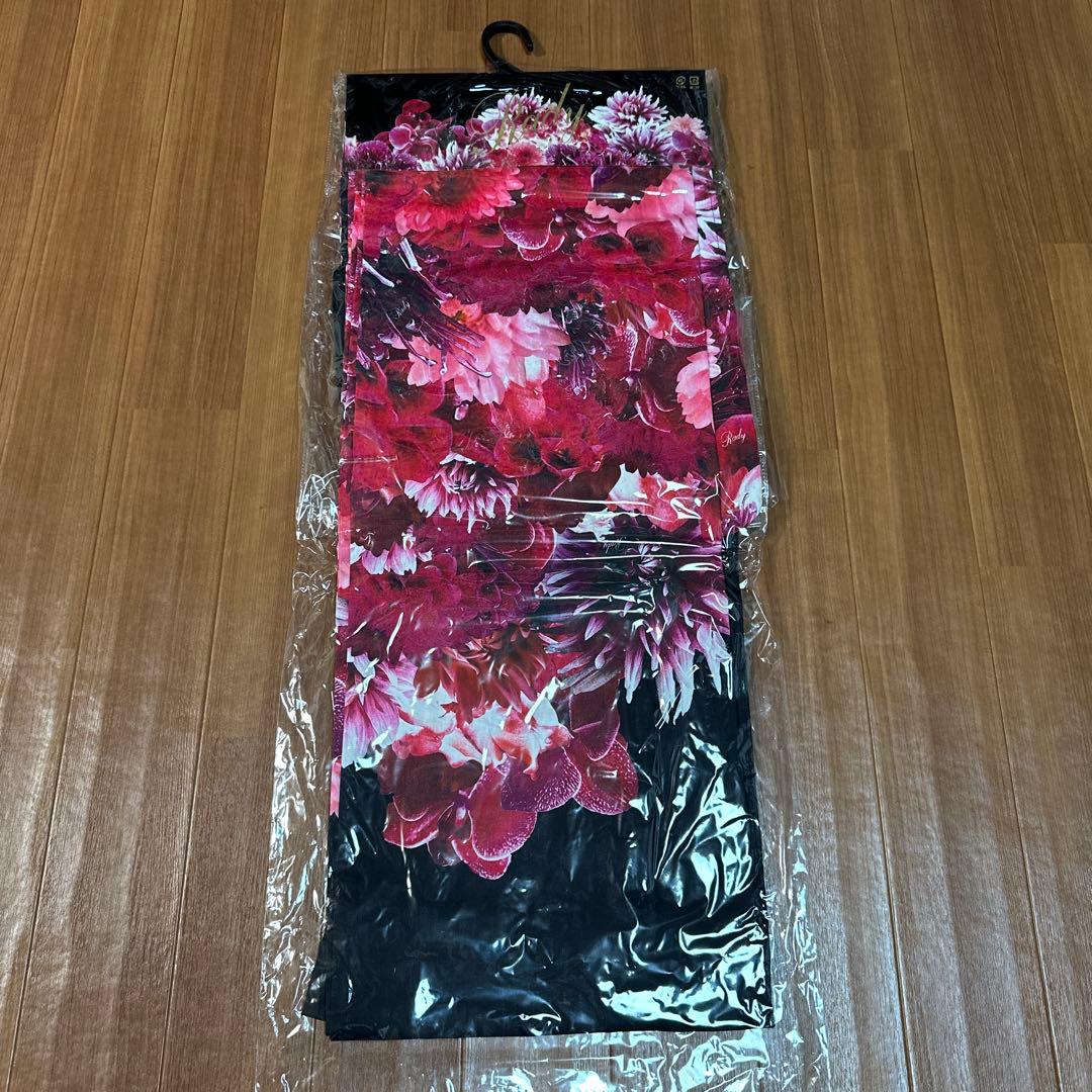 【レア】新品未開封★Rady★浴衣 （帯セット）リゾートフラワー★黒★リゾフラ★