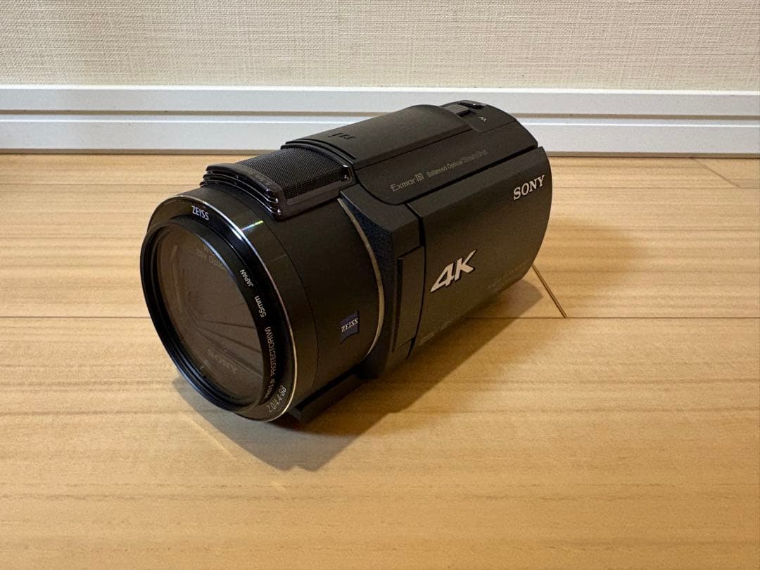 【訳あり】FDR-AX40 4K ビデオカメラ本体と付属品　　※ピンボケ不良