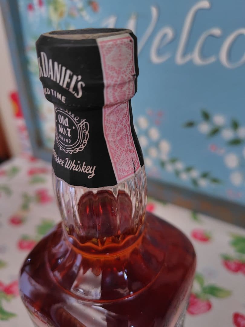 古酒　ジャックダニエル Old No,7 　オールドボトル　赤紙封印　45度