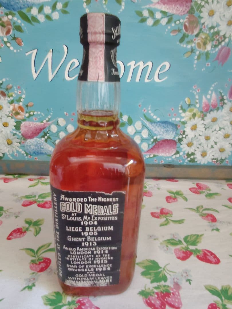 古酒　ジャックダニエル Old No,7 　オールドボトル　赤紙封印　45度