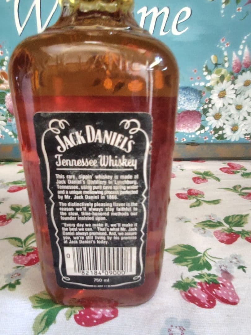 古酒　ジャックダニエル Old No,7 　オールドボトル　赤紙封印　45度