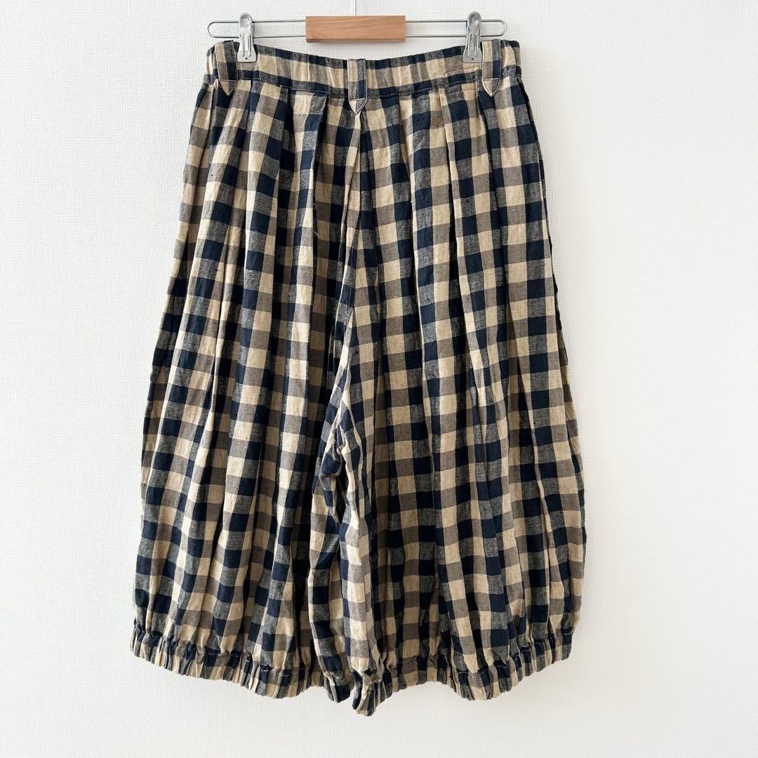 美品✨45R インドリネンツイルのブルマパンツ
