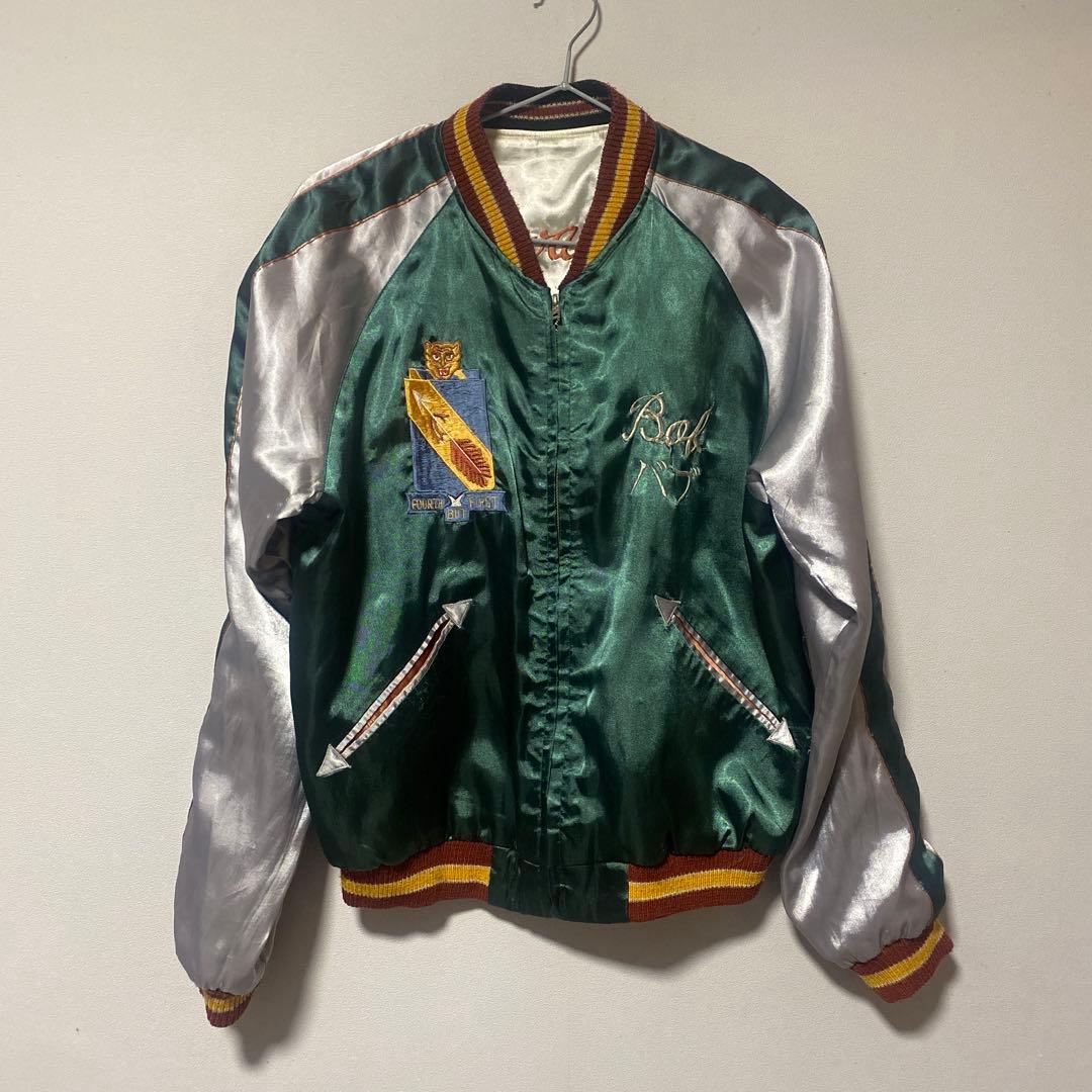 東洋TAILOR インディアン リバーシブル　スカジャン