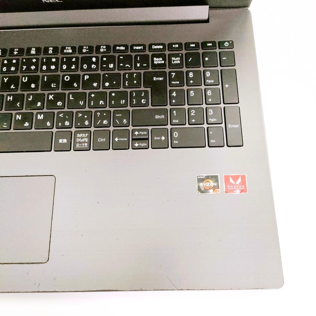 Ryzen7✨️Windows11/SSD/カメラ付き黒ノートパソコン/NEC