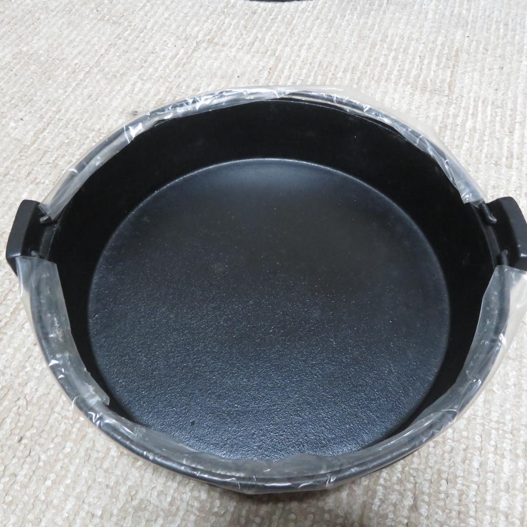 未使用　保管品　すき焼き鍋　28㎝　鉄なべ　鉄鍋　４㎏位　まとめて　５個