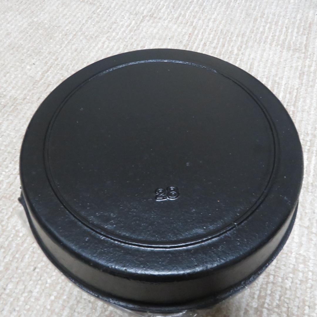 未使用　保管品　すき焼き鍋　28㎝　鉄なべ　鉄鍋　４㎏位　まとめて　５個