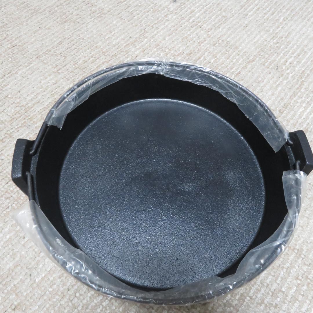 未使用　保管品　すき焼き鍋　28㎝　鉄なべ　鉄鍋　４㎏位　まとめて　５個