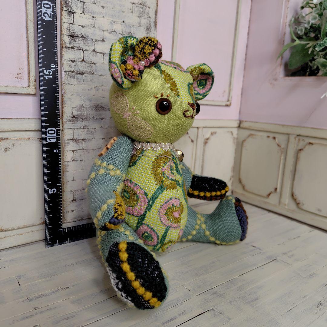 ミナペルホネン＊ハンドメイド＊ぬいぐるみ＊テディベア＊76