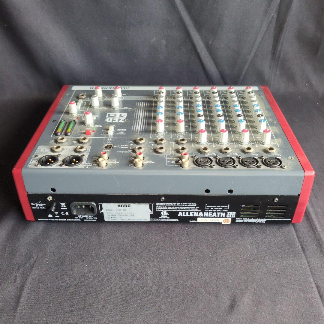 極美品 KORG Allen & Heath ZED-10