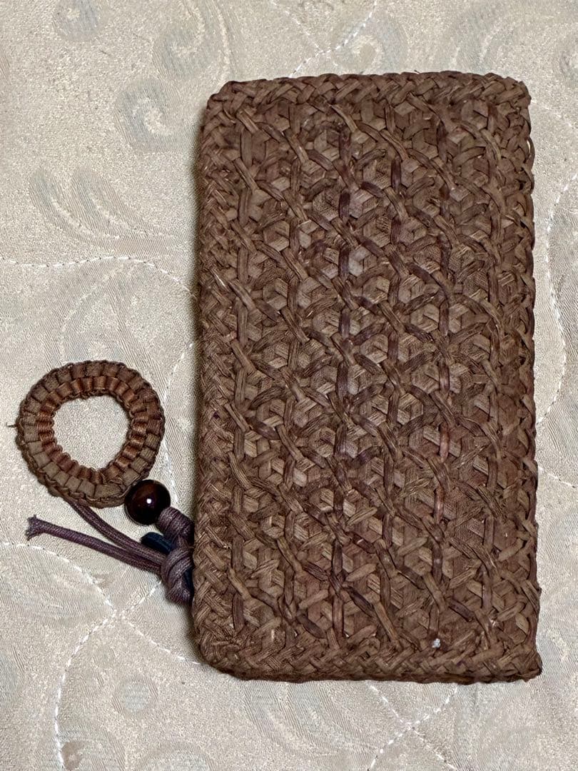 純国産 山葡萄の財布 チャーム付