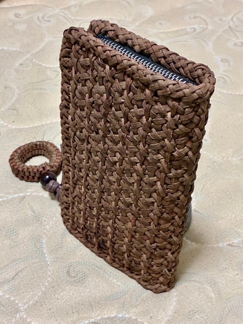 純国産 山葡萄の財布 チャーム付