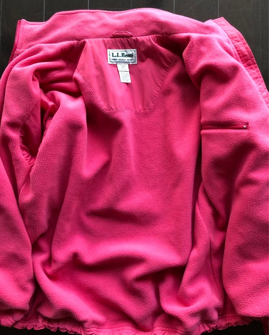 オールピンク！！L.L.Bean THREE SEASON JACKET
