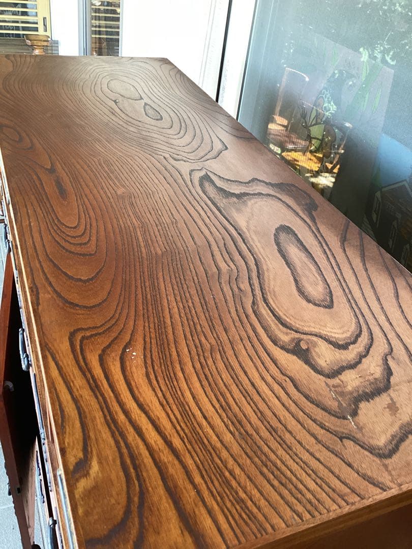 時代箪笥　民芸箪笥　装飾金具　和箪笥　欅　整理箪笥