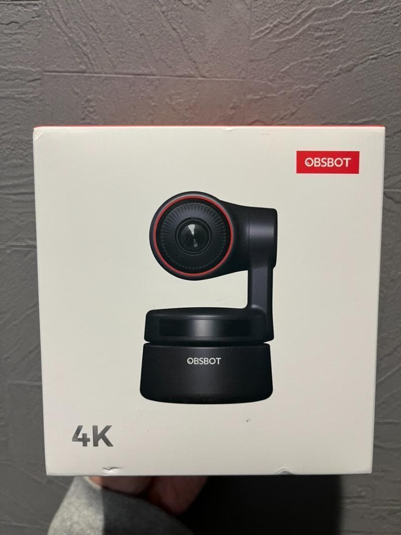 [新品未使用品] OBSBOT Tiny 4K ウェブカメラ マイク内蔵