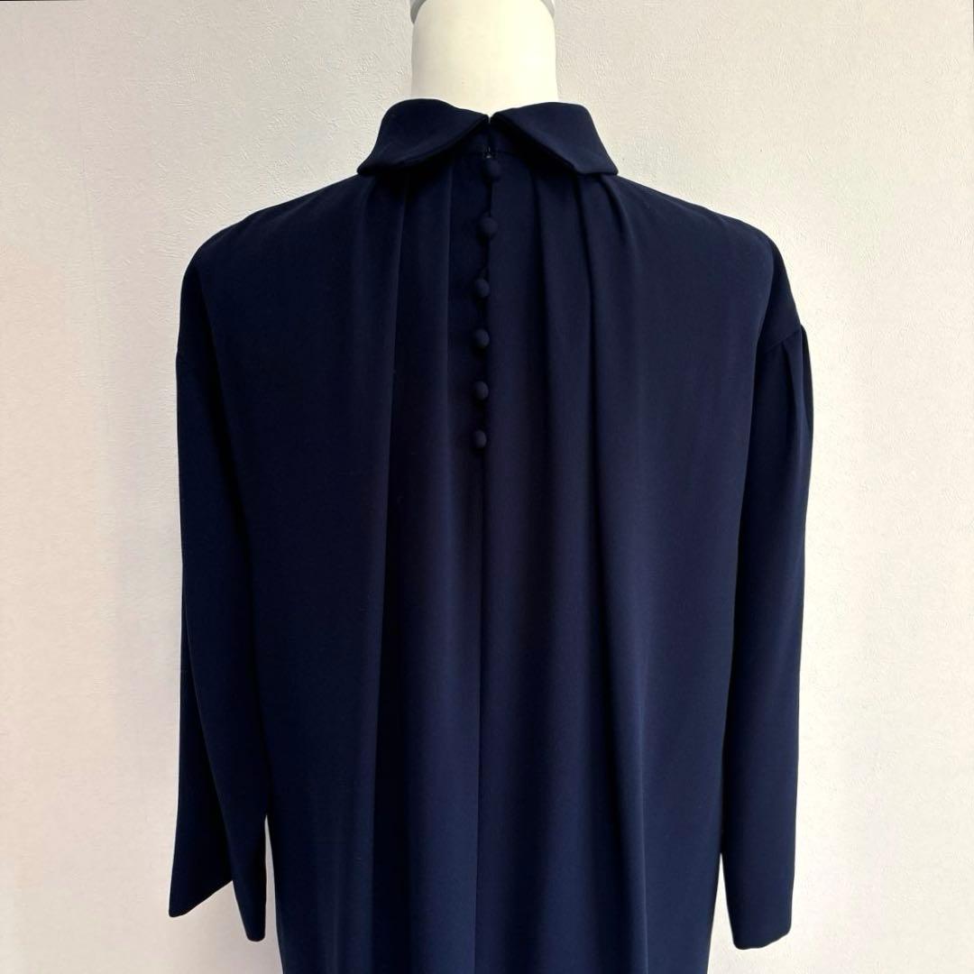 【美品】 ADORE ワンピース ネイビー ワンピース セレモニー 日本製