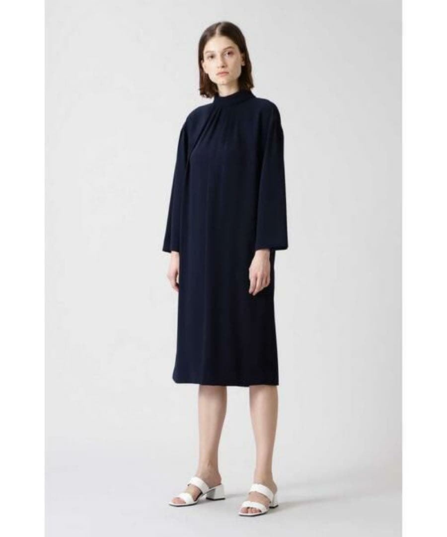 【美品】 ADORE ワンピース ネイビー ワンピース セレモニー 日本製