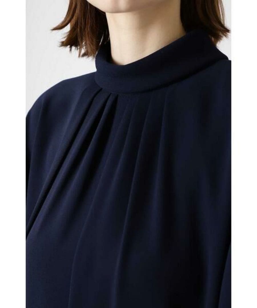 【美品】 ADORE ワンピース ネイビー ワンピース セレモニー 日本製