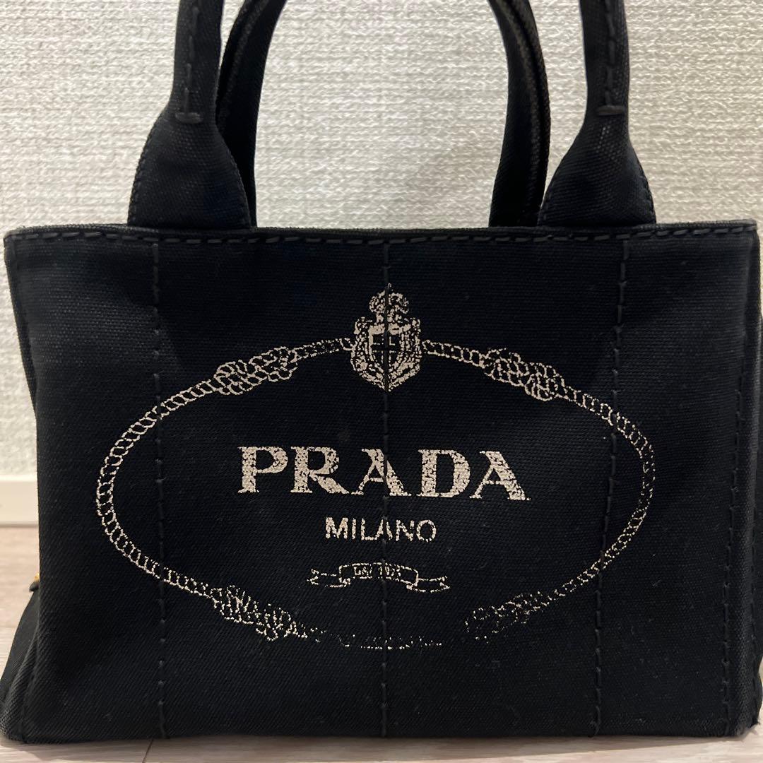 PRADA ブラック ハンドバッグ 保存袋付き