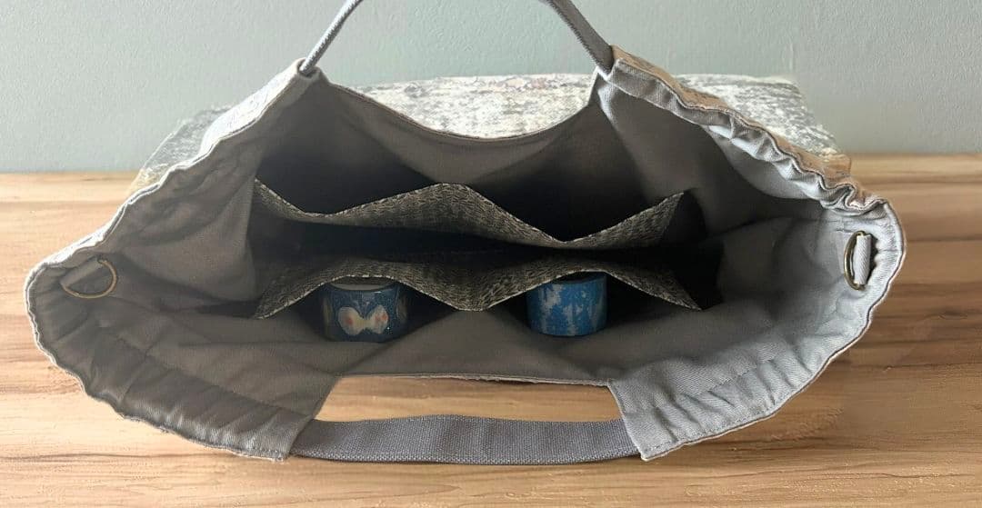 【うさこ様オーダー】ミナペルホネンハンドメイドシャーリングバッグ