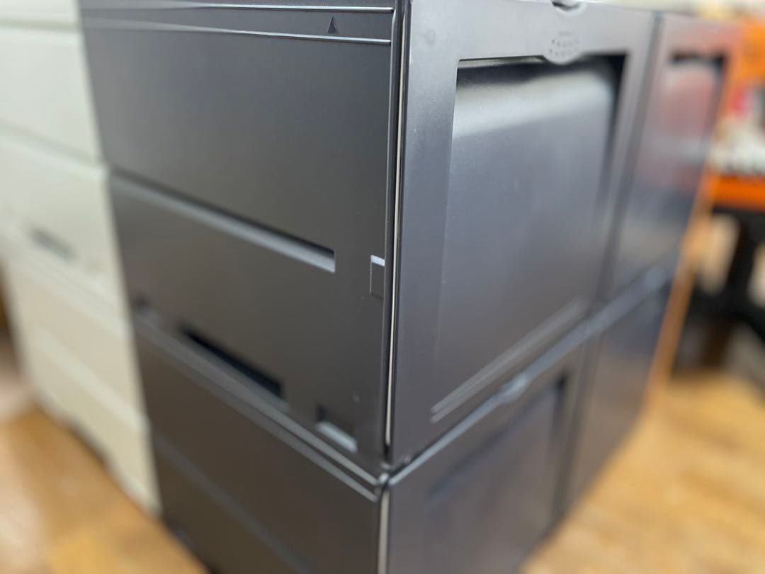 タッパーウェア　スーパーチェストミニ引き出し2段　3個セット