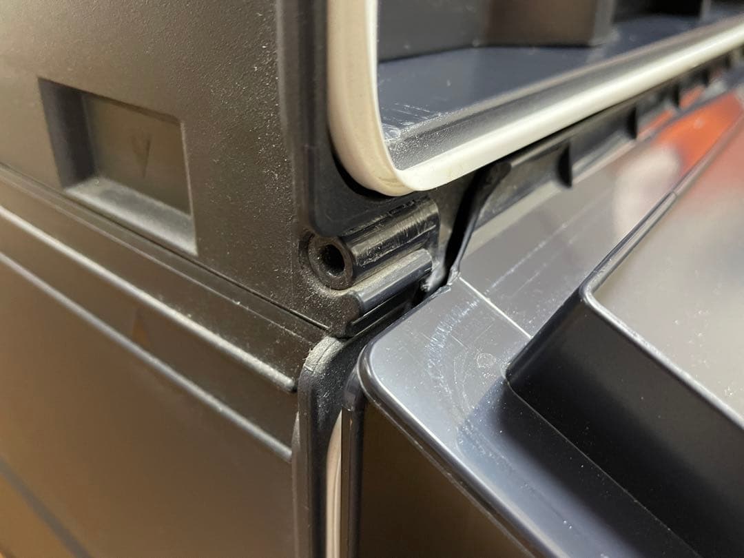 タッパーウェア　スーパーチェストミニ引き出し2段　3個セット