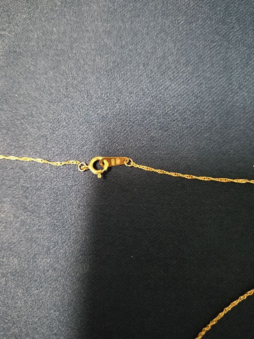 H*K様 ITALY 750(k18) スクリューネックレスチェーン