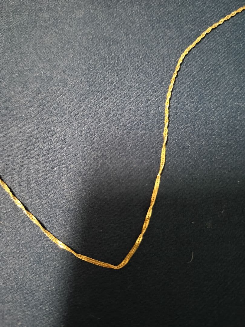 H*K様 ITALY 750(k18) スクリューネックレスチェーン