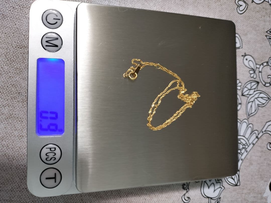 H*K様 ITALY 750(k18) スクリューネックレスチェーン