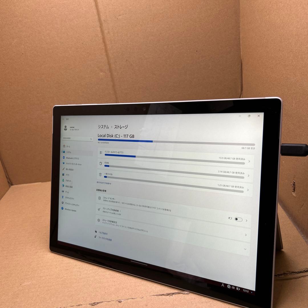 マイクロソフト Surface Pro 7 8GB / 128GB