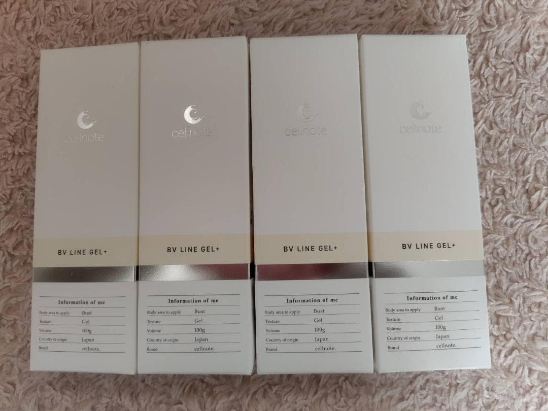 cellnote BV LINE GEL＋〈ボディクリーム〉 100g✕4本