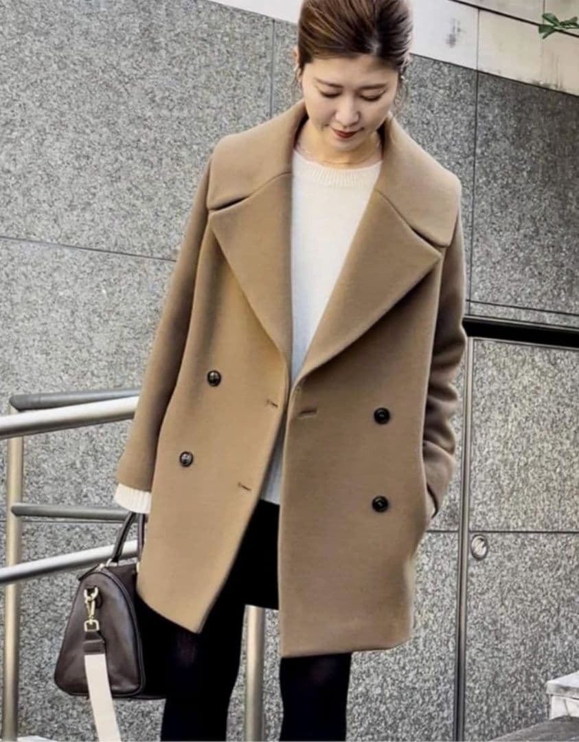 Spick & Span MANTECO コート キャメル 36