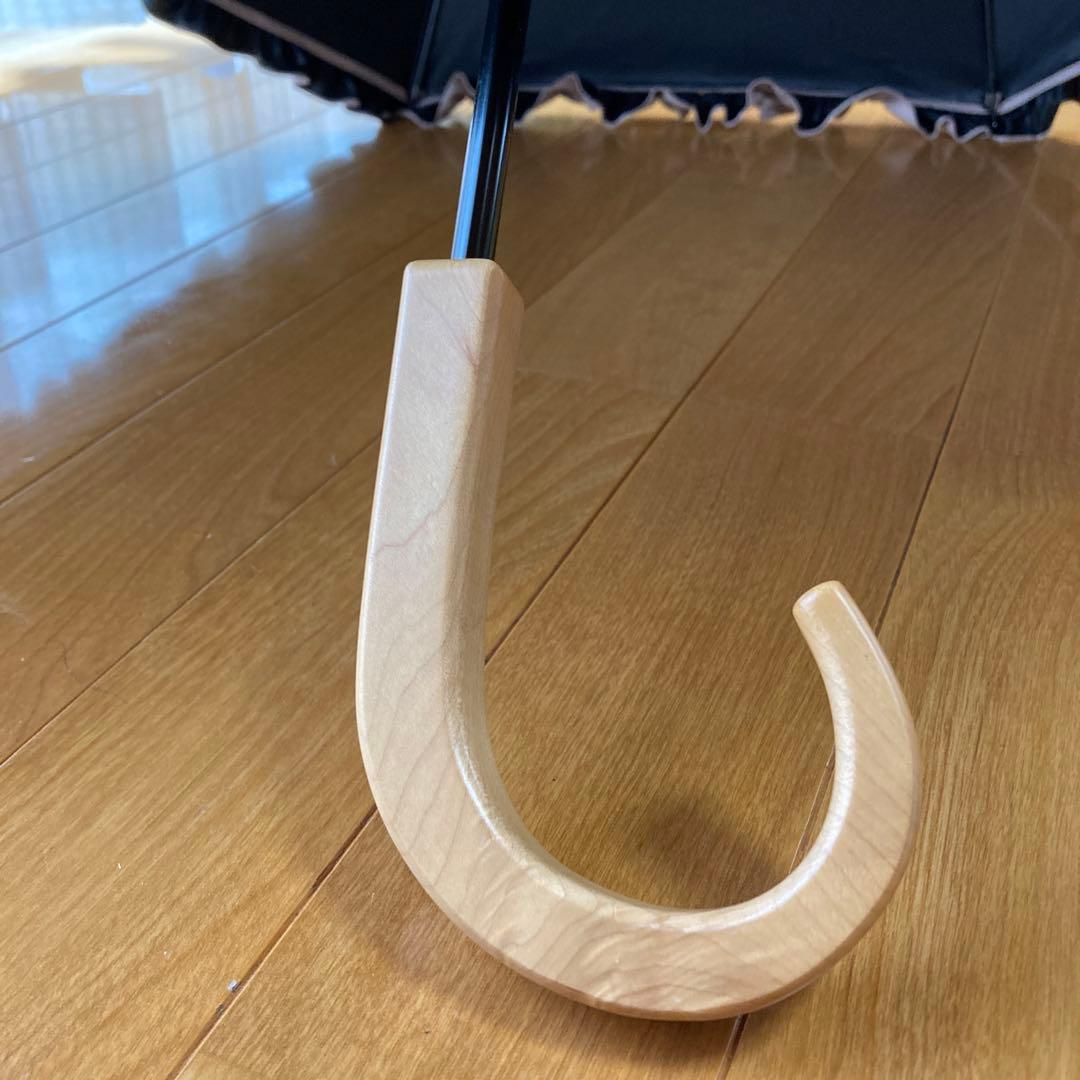 【美品】サンバリア100 日傘 ピンク　フリル