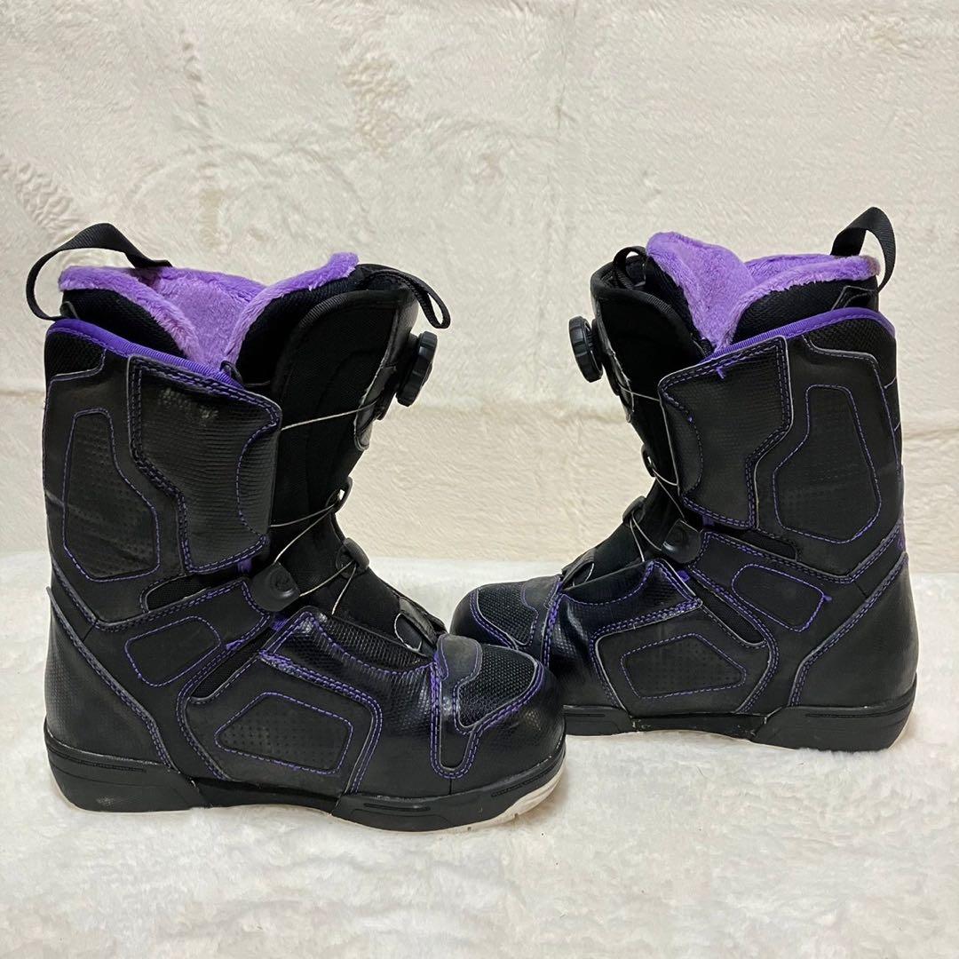 SALOMON MYRIAD 23.5cm スノーボードブーツ BOA パープル