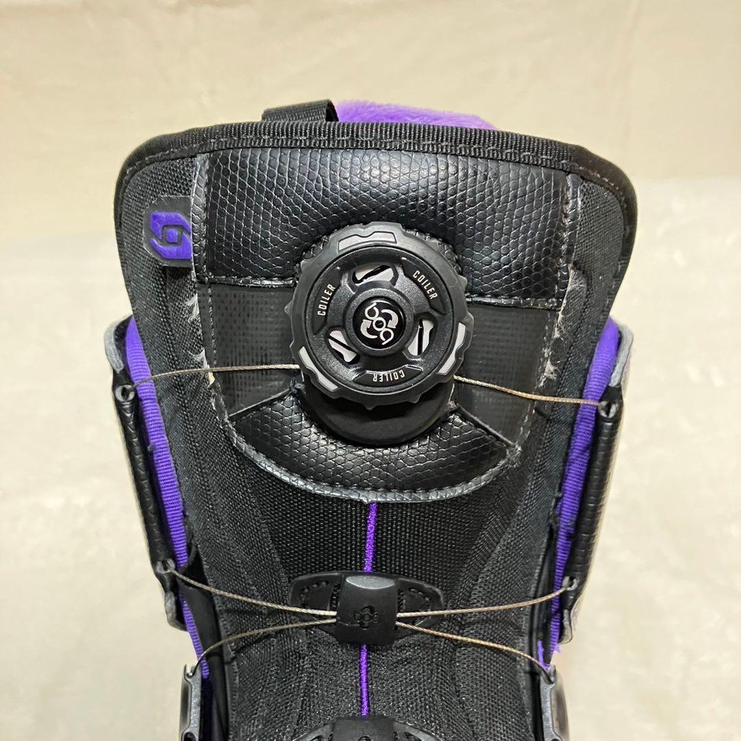 SALOMON MYRIAD 23.5cm スノーボードブーツ BOA パープル