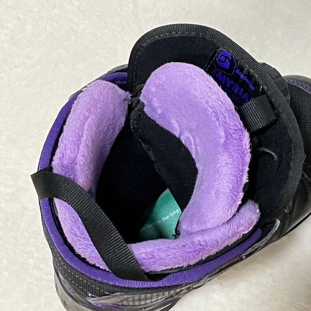 SALOMON MYRIAD 23.5cm スノーボードブーツ BOA パープル