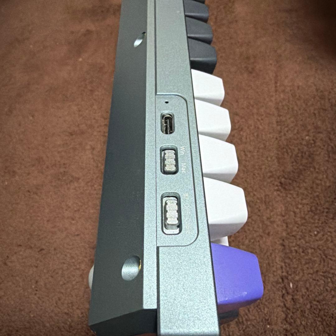 真*優様 Keychron Q1 pro knob 静音赤軸 US配列　換えキー