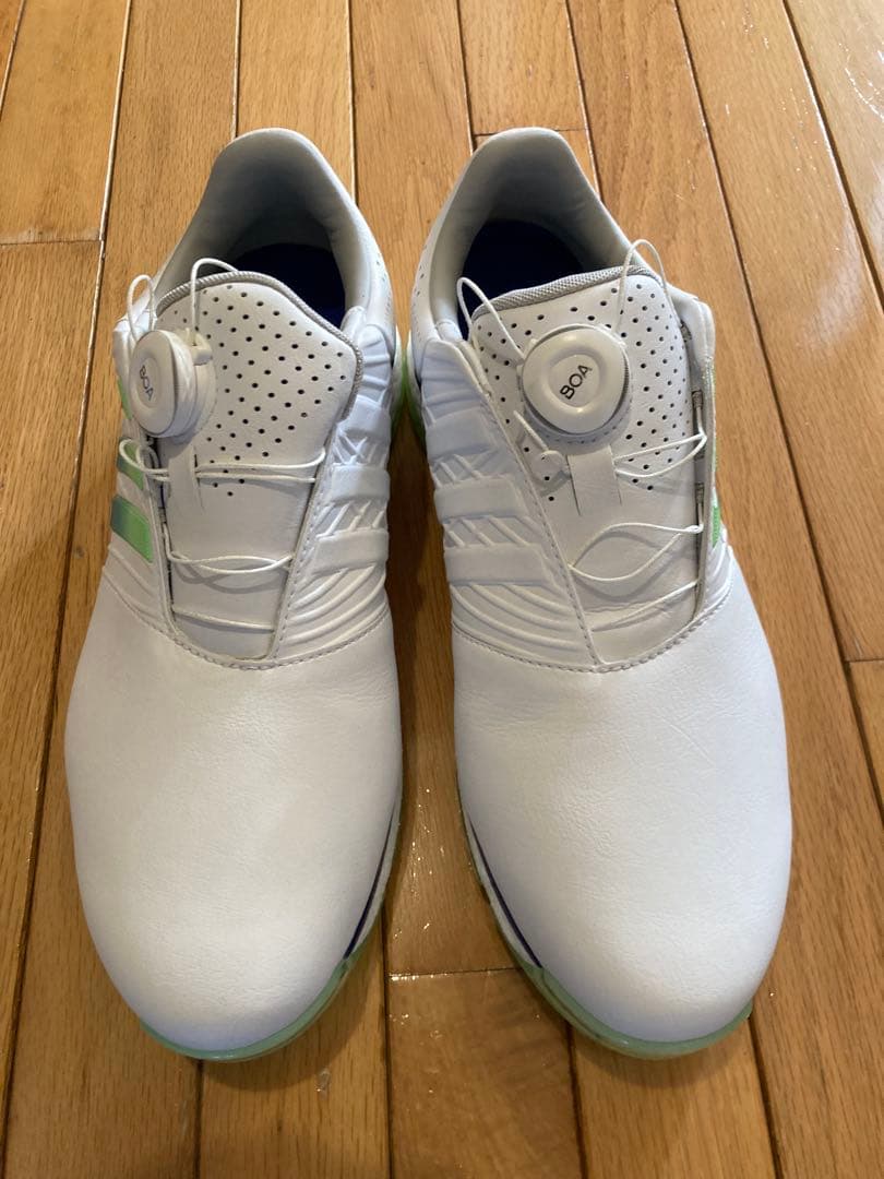 adidas BOOST ゴルフシューズ ホワイト27cm