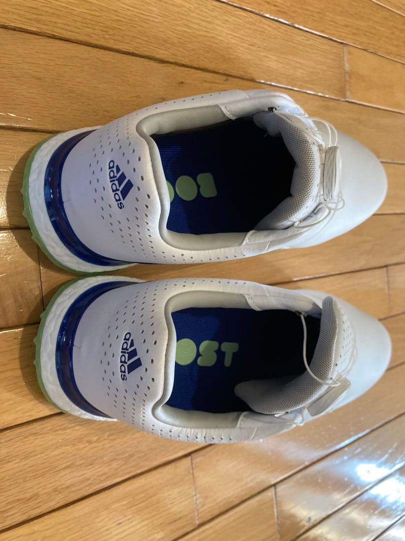 adidas BOOST ゴルフシューズ ホワイト27cm