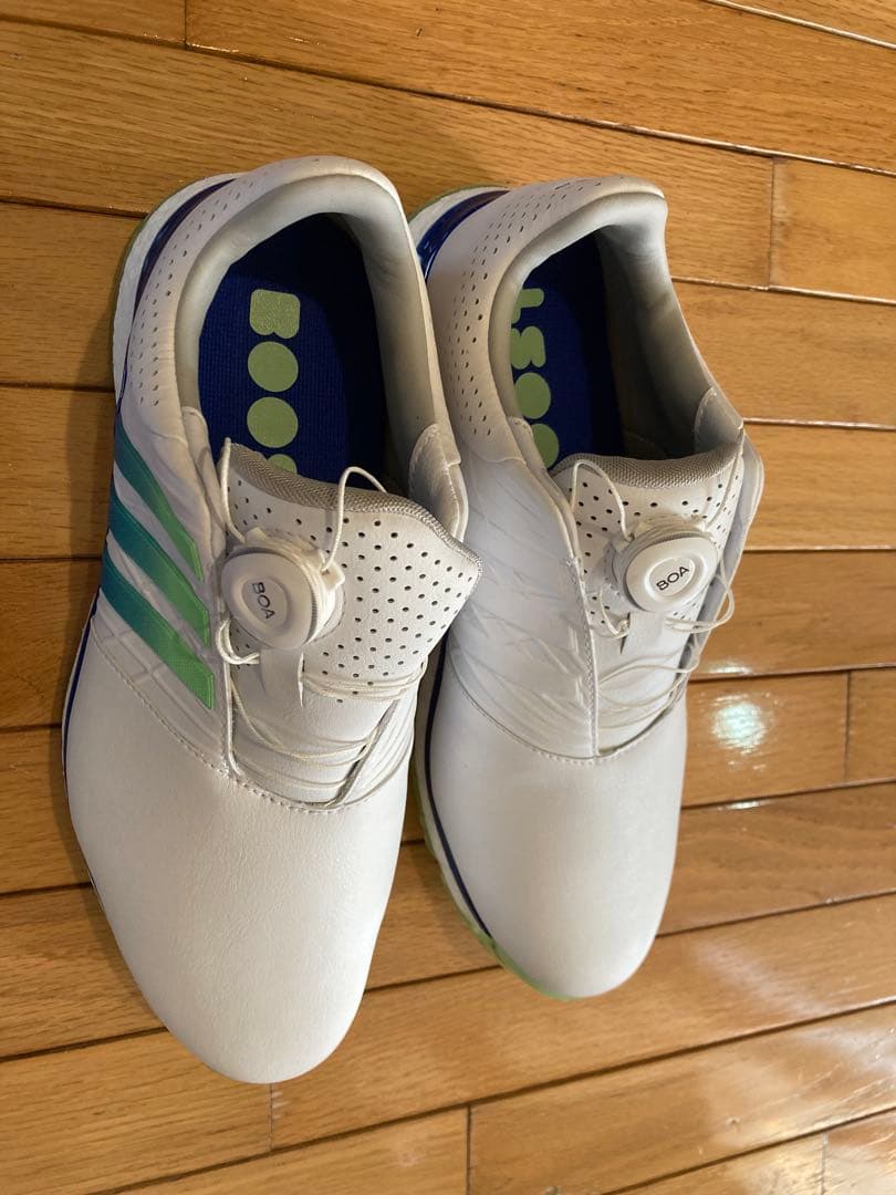 adidas BOOST ゴルフシューズ ホワイト27cm