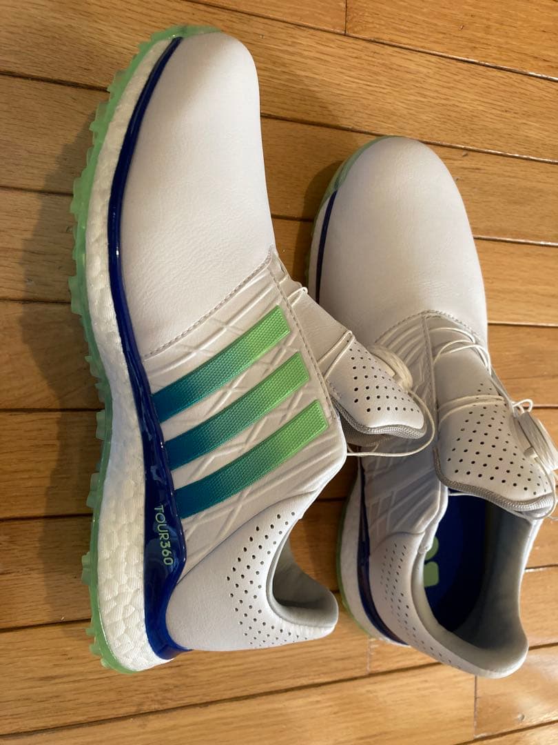 adidas BOOST ゴルフシューズ ホワイト27cm