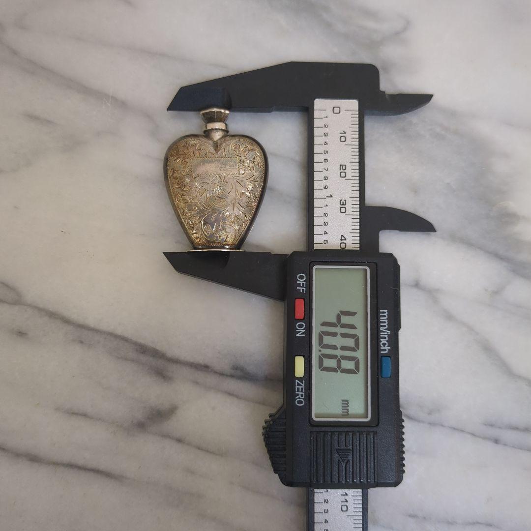 n*m様 スターリングシルバー ハート型　純銀　シルバー　香水入れsterlin