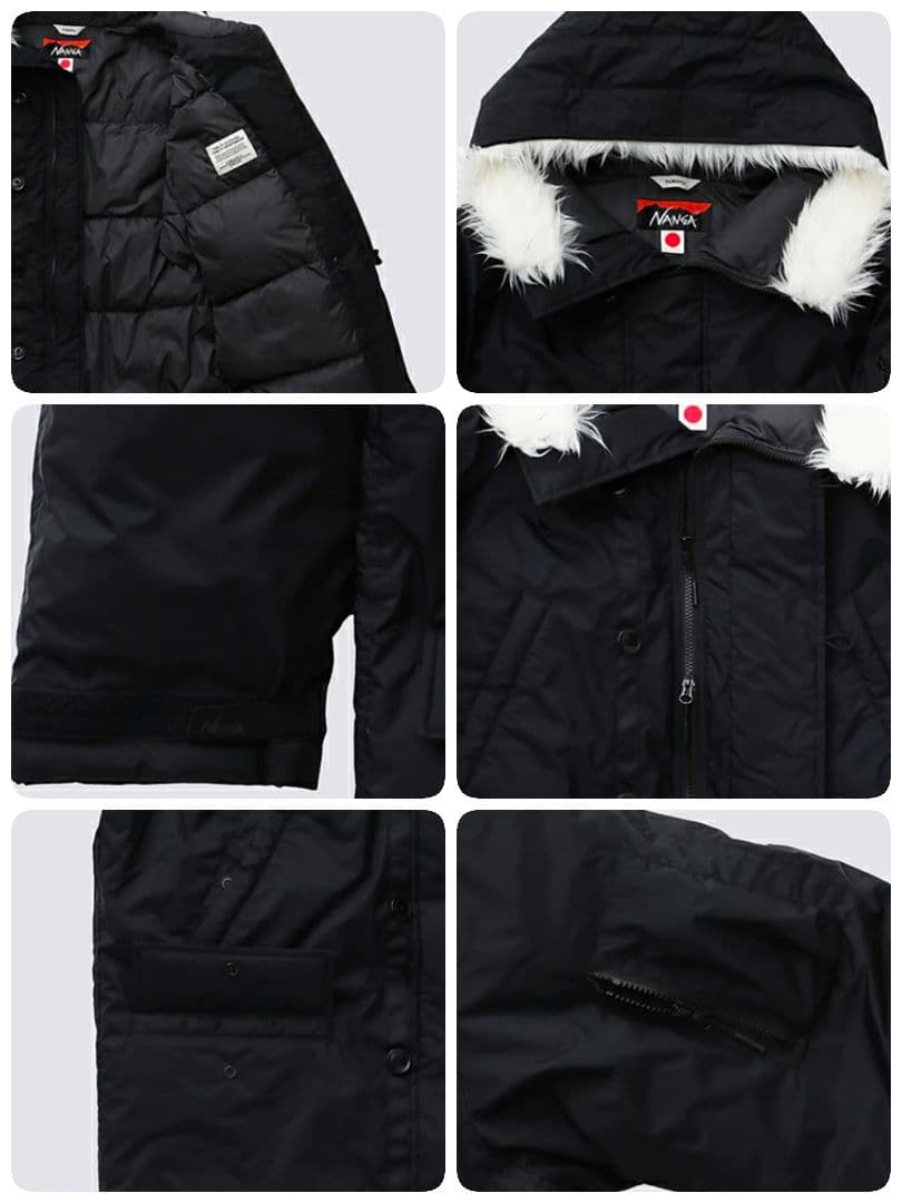 ¥88000 FIDELITY X NANGA 3LAYER DOWN N-3B