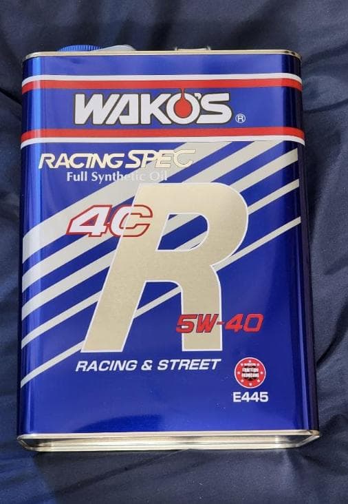 wakos ワコーズ4CR 5W-40 4L エンジンオイル E445