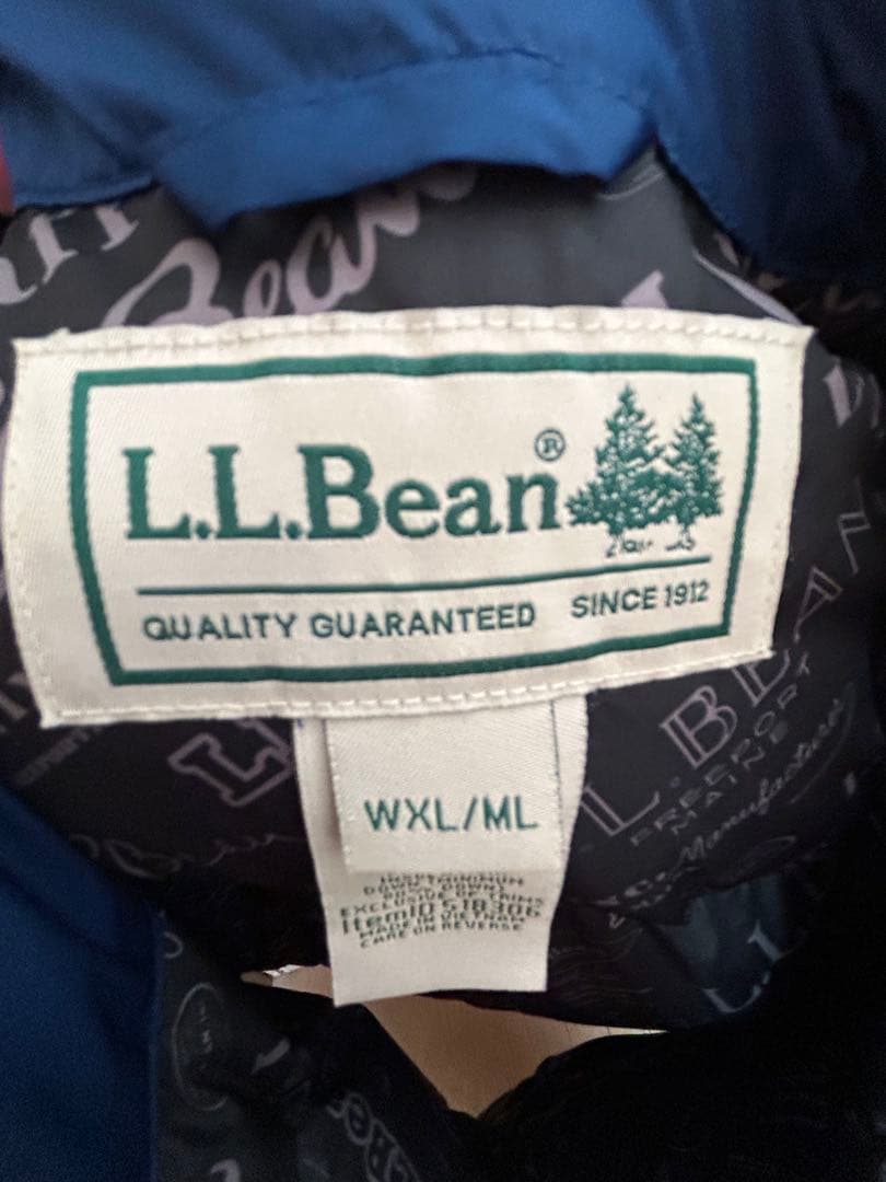 黒*柴様 L.L.Bean ビーンズ・トレイル・モデル・ダウン・ベスト　ネイビー