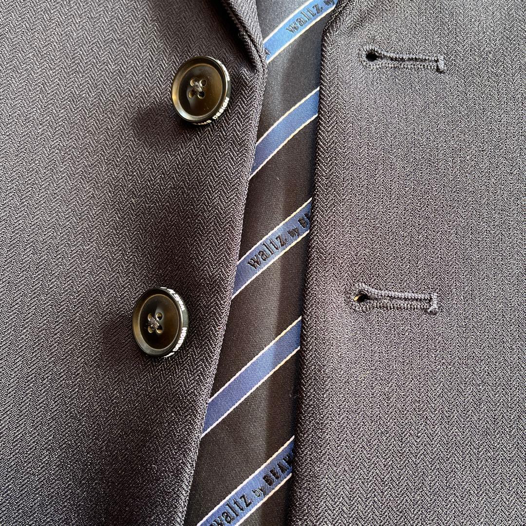 【美品】 ワルツバイビームスデザイン 160 ネイビー 卒業式 結婚式