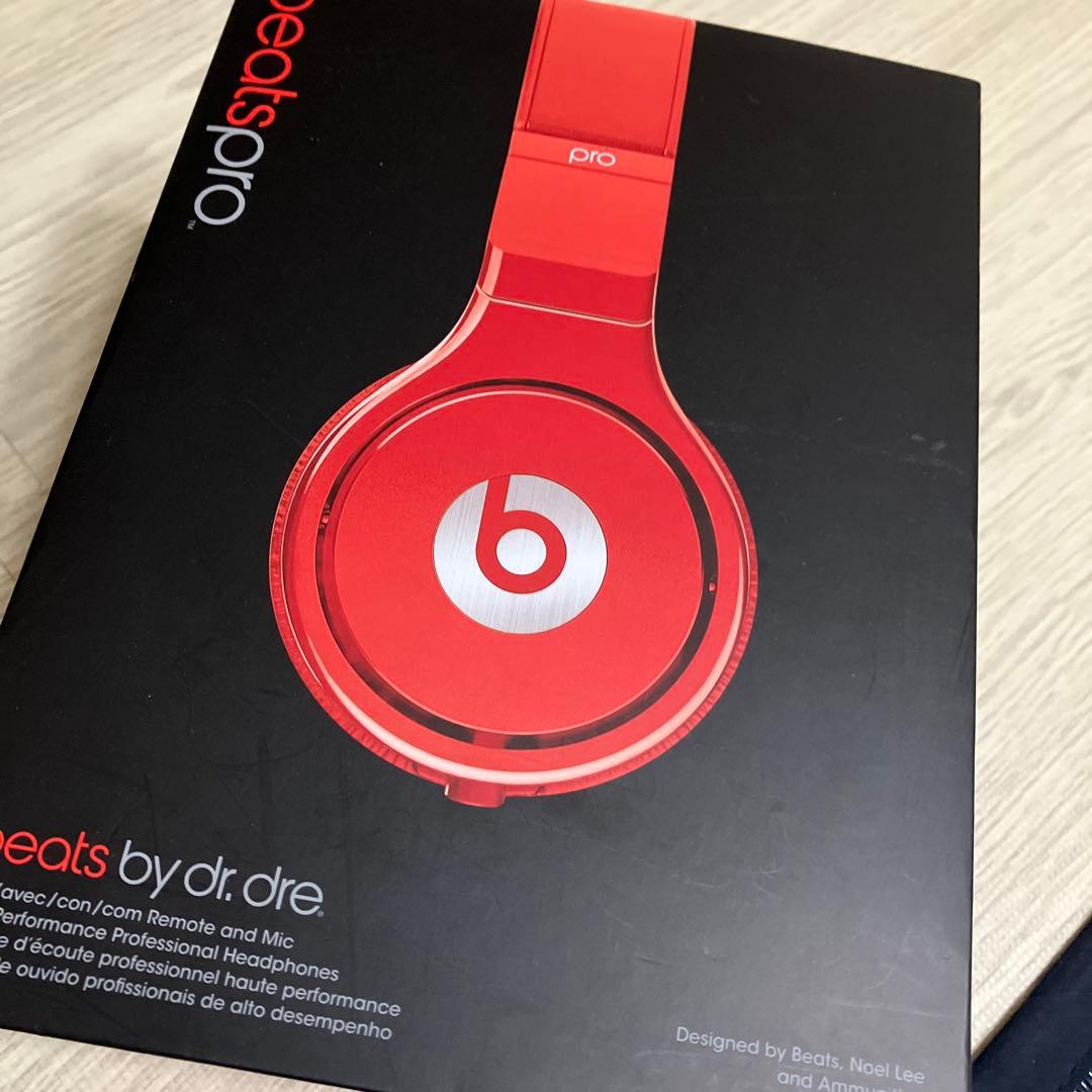 beats pro レッド オーバーイヤーヘッドフォン
