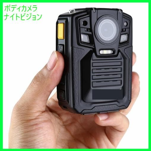 ボディカメラ 64GB 2*2000mAh 2160P HD赤外線暗視 動き検出