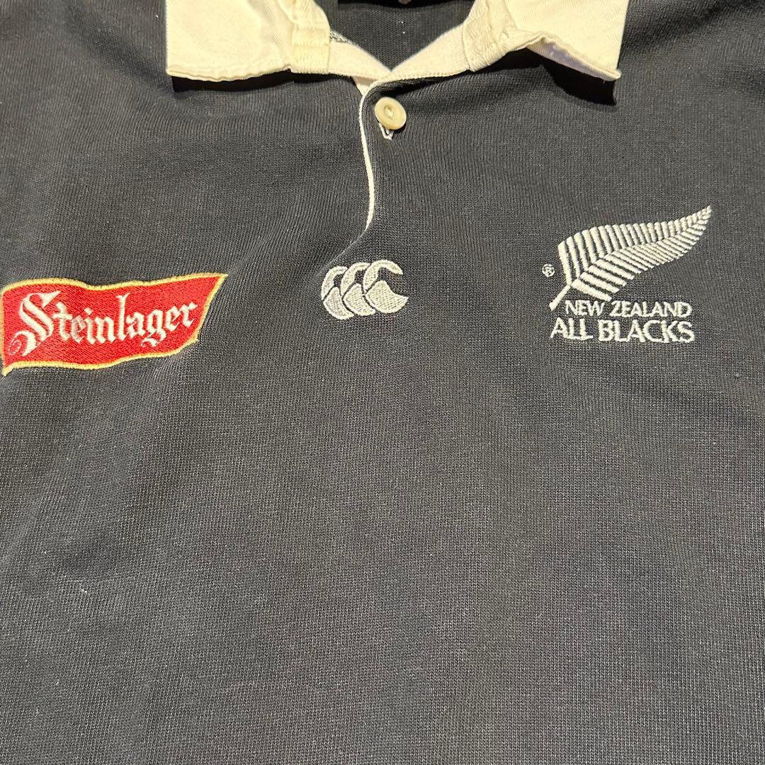 90年代　オールブラックス ラガーシャツ